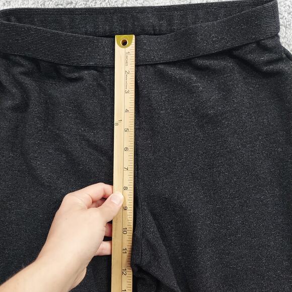 J Jill Pants Women's Small Wide Leg Elastic Waist Stretch Heathered Dark Gray - Picture 8 of 16